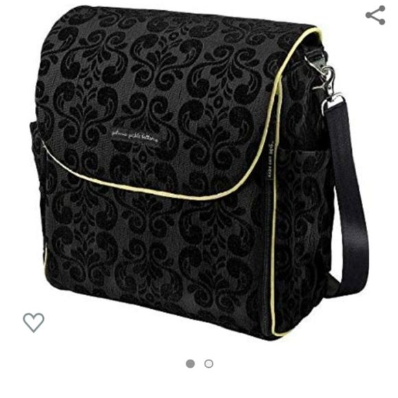 Petunia Pickle Bottom Handbags - Petunia Pickle Bottom Diaper Bag Black & Green